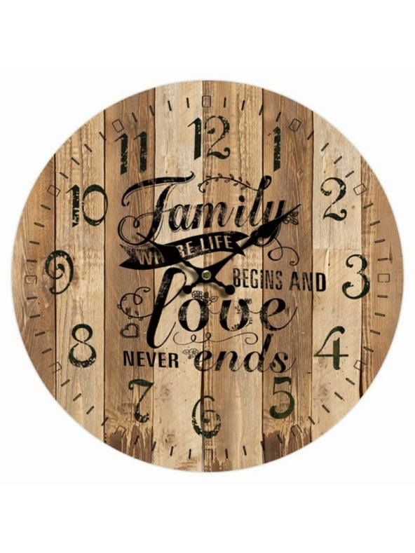 Casa de Engel Dřevěné nástěnné hodiny, 0/12