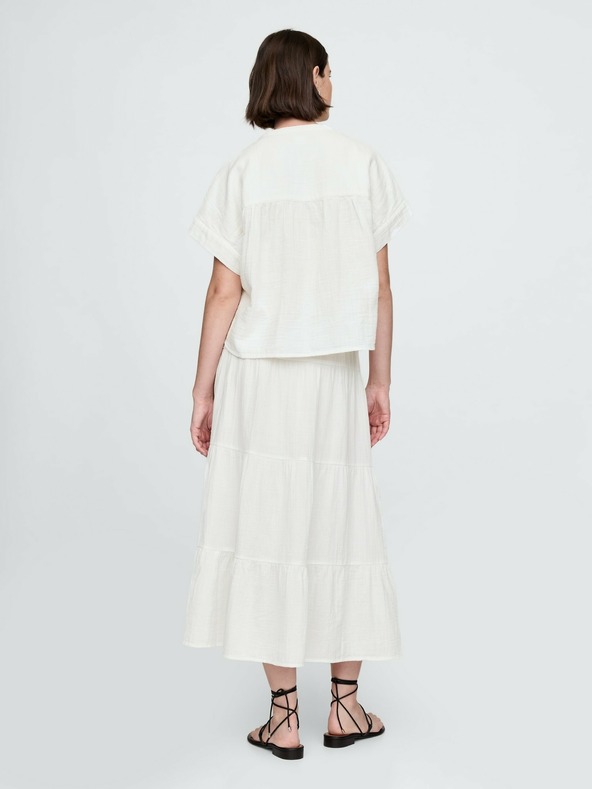 GAP Mušelínová maxi sukně GAP