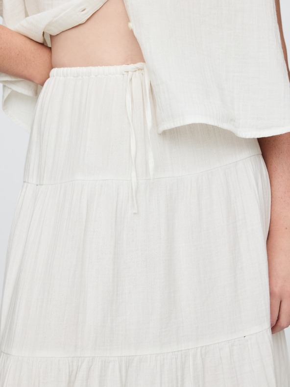 GAP Mušelínová maxi sukně GAP