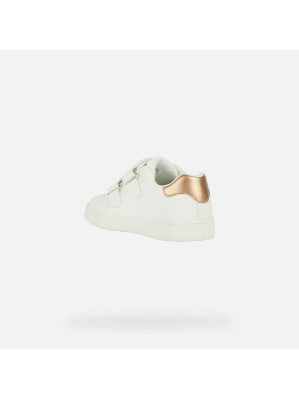 Geox Bílé dívčí tenisky Geox Eclyper