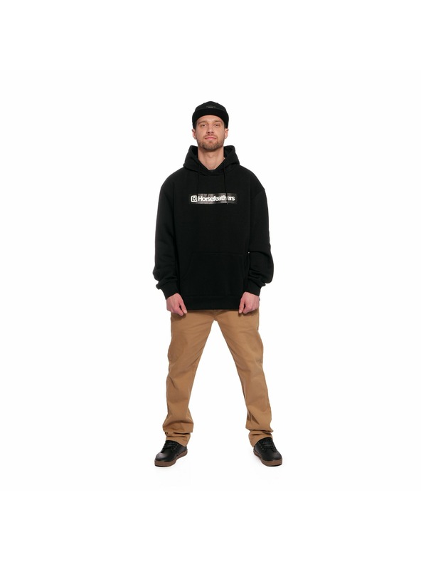 Horsefeathers Pánská mikina černá HORSEFEATHERS