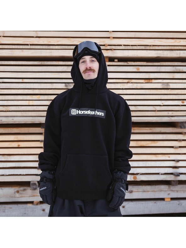 Horsefeathers Pánská mikina černá HORSEFEATHERS