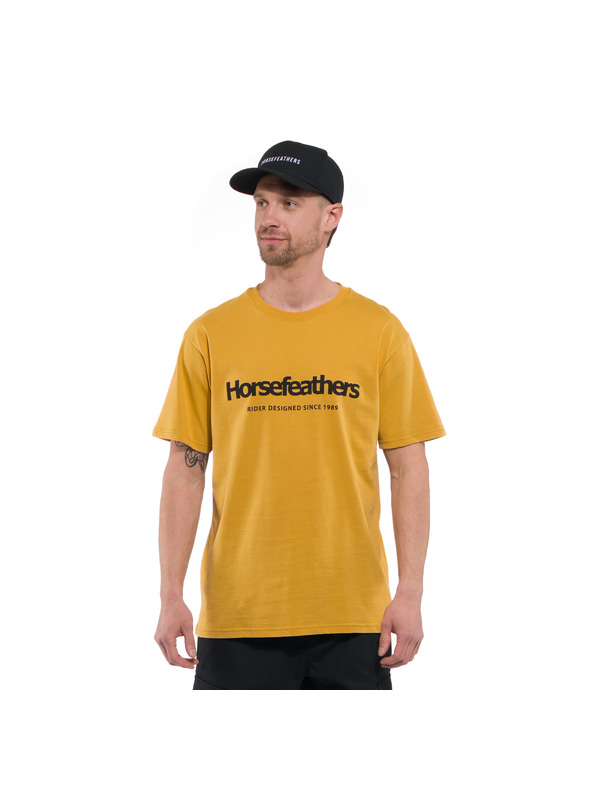 Horsefeathers Triko Quarter žluté HORSEFEATHERS