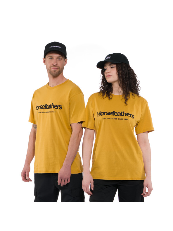 Horsefeathers Triko Quarter žluté HORSEFEATHERS