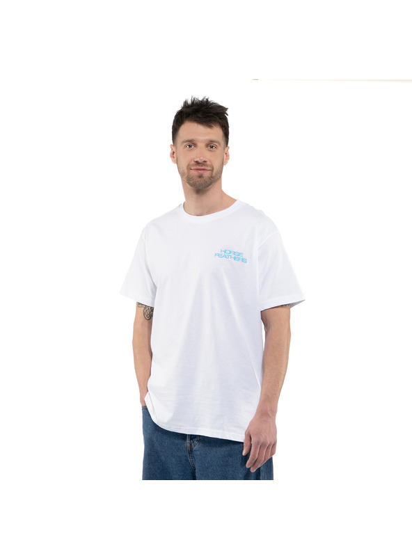 Horsefeathers Triko Rizmo bílé HORSEFEATHERS