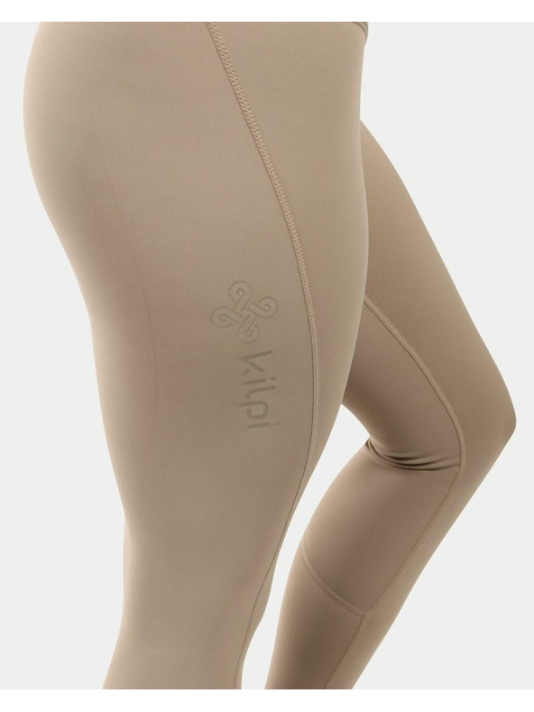 Kilpi Dámské fitness legíny Kilpi RIVIAN-W, s funkcí OPTI-DRY Khaki