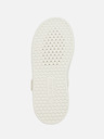 Geox Bílé dívčí tenisky Geox Eclyper