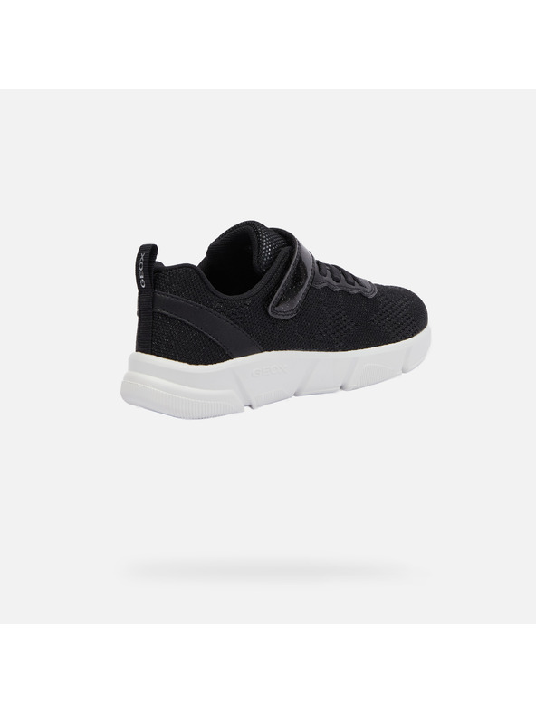 Geox Černé dívčí tenisky Geox Aril