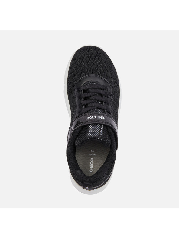 Geox Černé dívčí tenisky Geox Aril