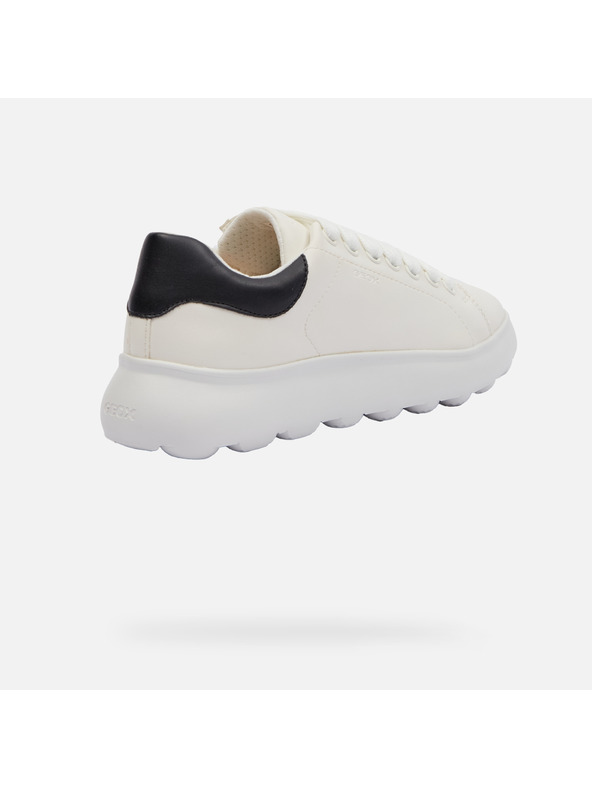 Geox Bílé dívčí tenisky Geox Puffypop