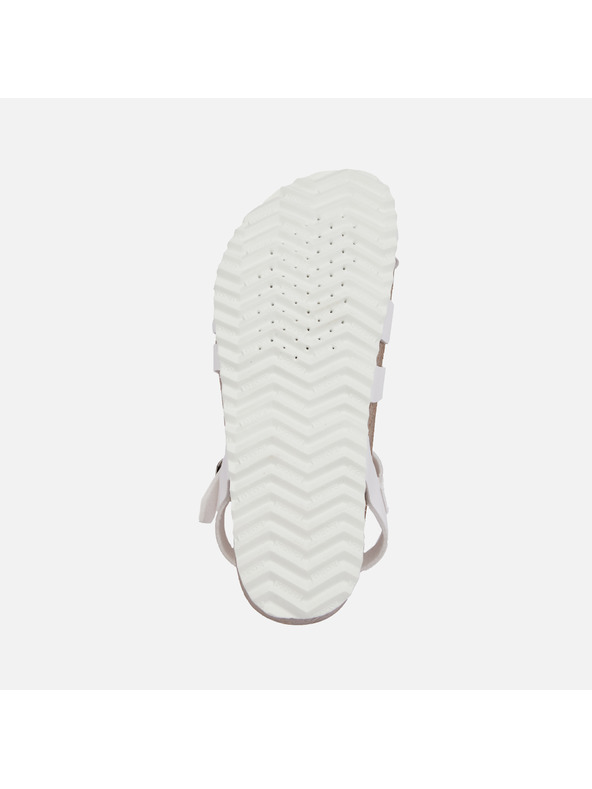 Geox Bílé dívčí sandály Geox Adriel