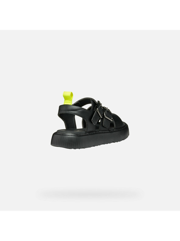Geox Černé dívčí sandály Geox Kodette