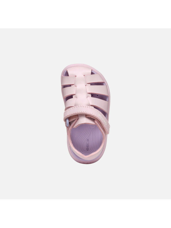 Geox Růžové dívčí sandály Geox Fusbetto