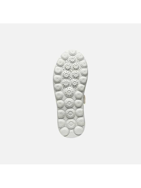 Geox Bílé dívčí tenisky Geox Puffypop