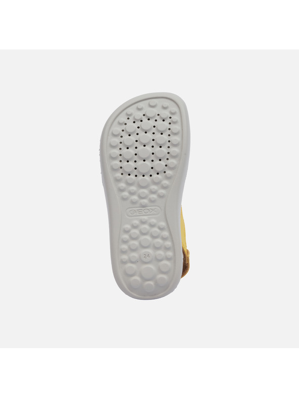 Geox Žluté dívčí sandály Geox Lightfloppy