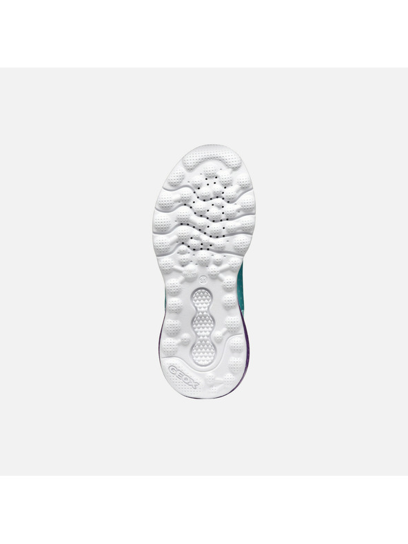 Geox Tyrkysové dívčí tenisky Geox Activart Illuminus