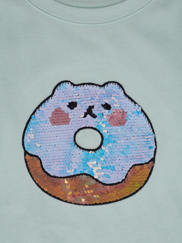 GAP Dětské tričko s flitry GAP