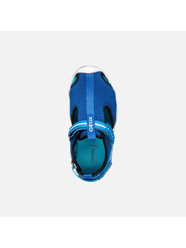 Geox Modré chlapecké sandály Geox Wader