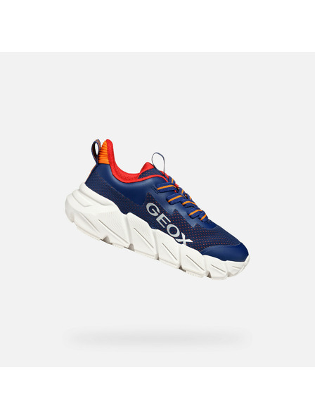 Geox Tmavě modré chlapecké tenisky Geox Flexyper Fast