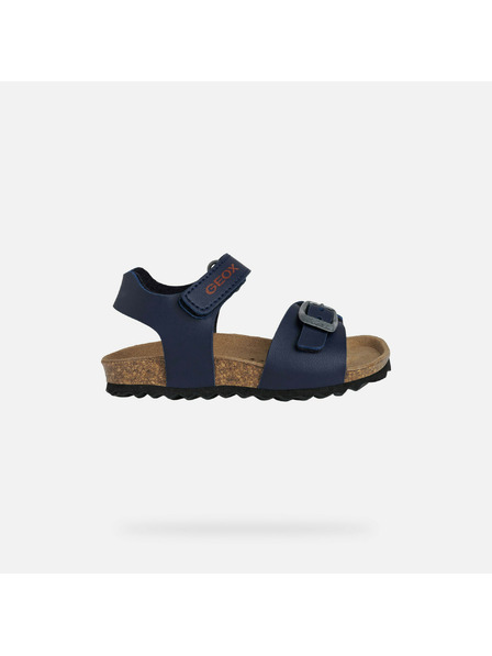 Geox Modré chlapecké sandály Geox Chalki