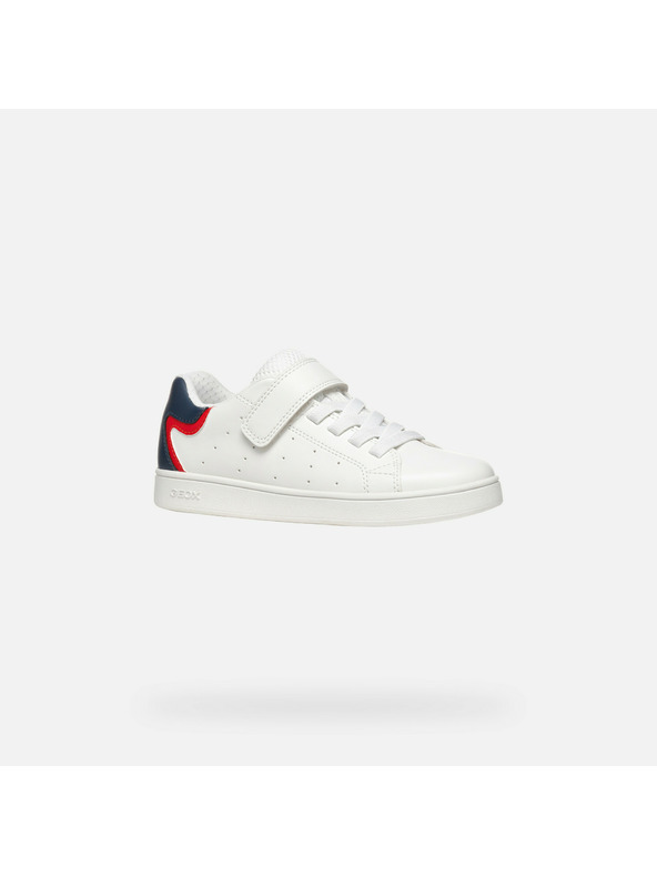 Geox Bílé chlapecké tenisky Geox Eclyper