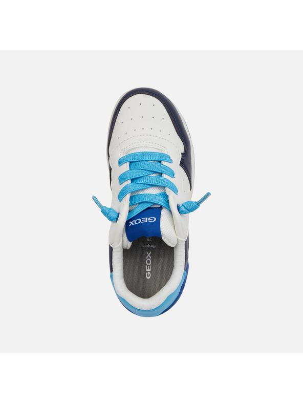 Geox Bílé chlapecké tenisky Geox Washiba