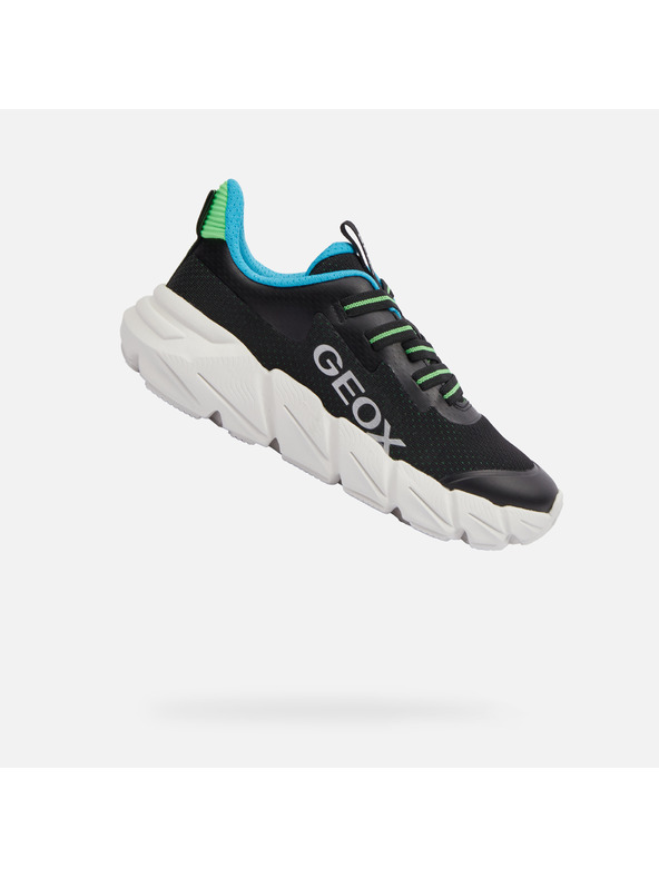 Geox Černé chlapecké tenisky Geox Fast