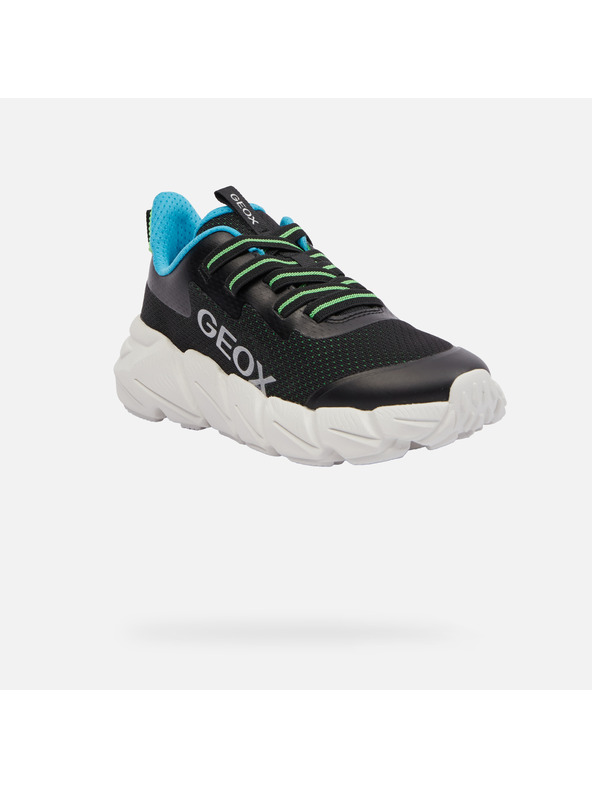 Geox Černé chlapecké tenisky Geox Fast