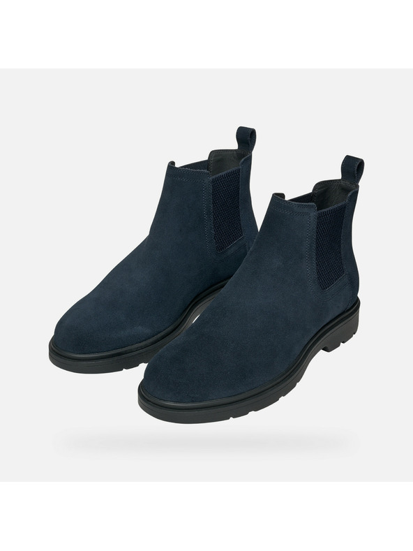 Geox Černá pánská kotníková obuv Geox Spherica Ec1