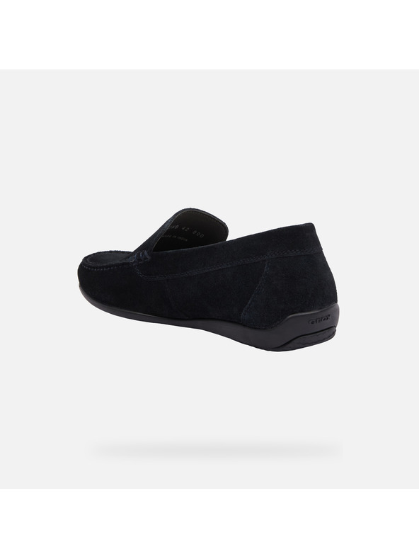 Geox Tmavě modré pánské mokasíny Geox Ascanio