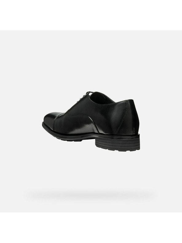 Geox Černá pánská společenská obuv Geox Walk Pleasure F