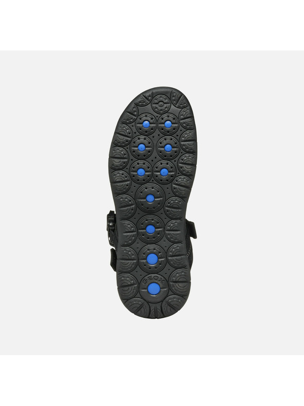 Geox Černé pánské sandály Geox Spherica EC5