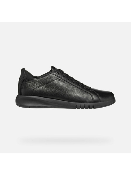 Geox Černé pánské tenisky Geox Aerantis