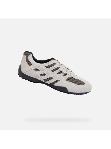 Geox Krémové pánské tenisky Geox Snake Original