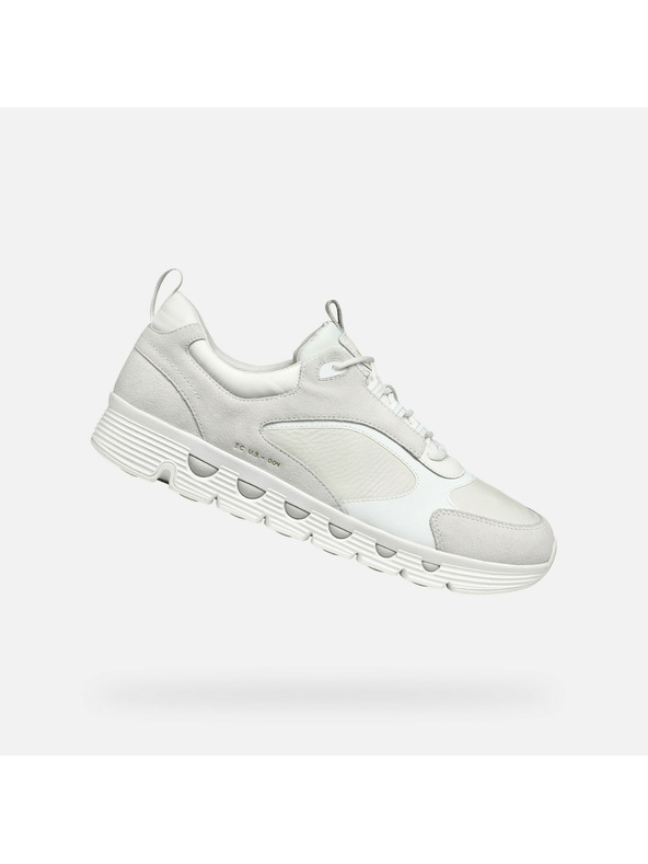 Geox Bílé pánské tenisky Geox Spherica ECUB-4
