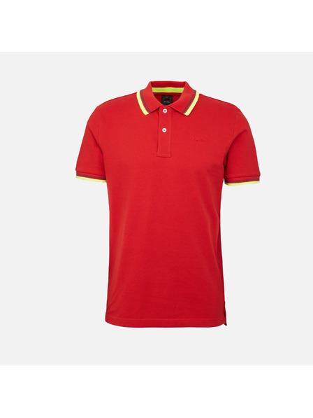 Geox Červené pánské polotričko Geox Polo