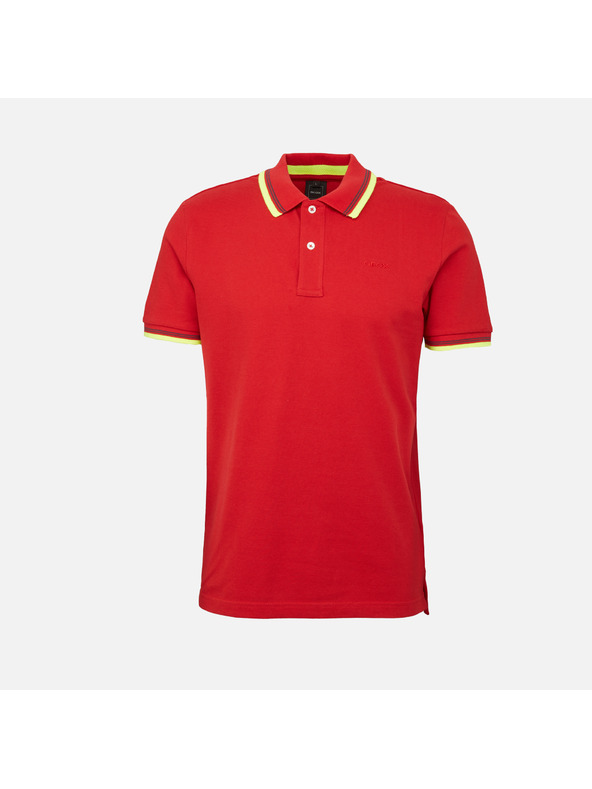 Geox Červené pánské polotričko Geox Polo