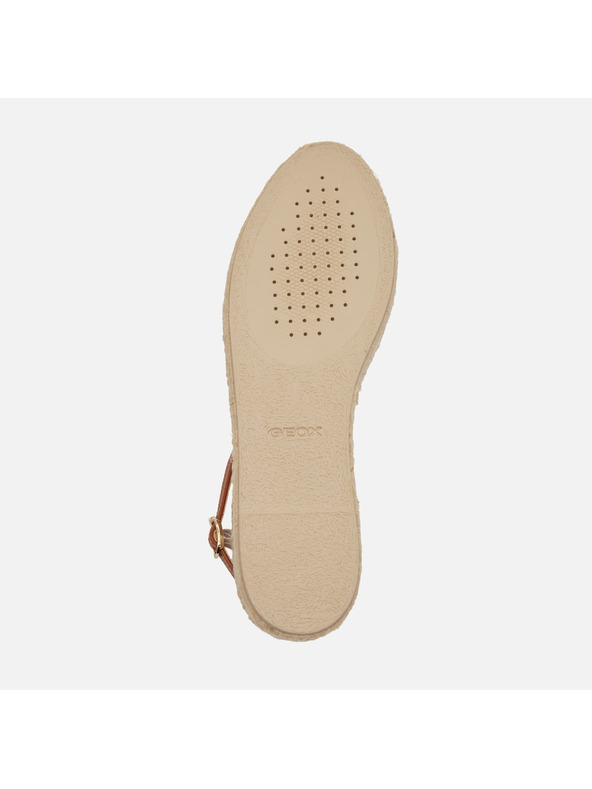 Geox Světle hnědé dámské sandály Geox D Lampedusa