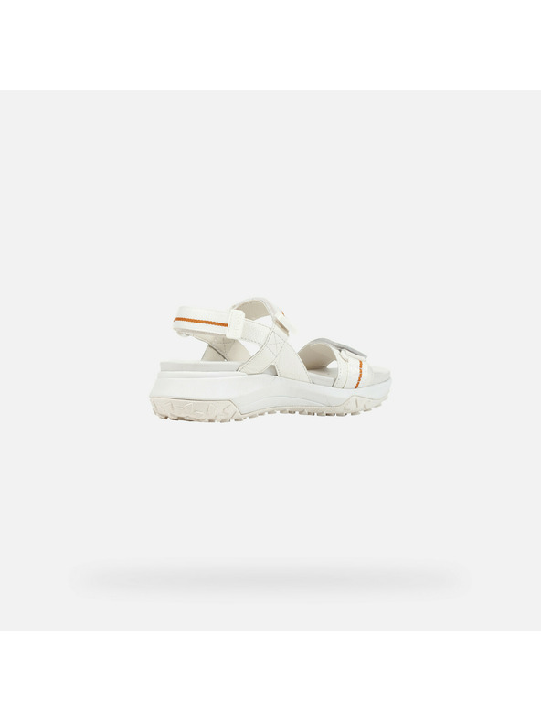 Geox Bílé dámské sandály Geox Sorapis + Grip