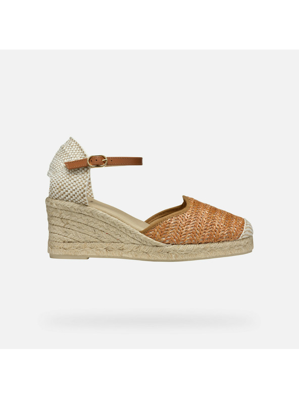 Geox Světle hnědé dámské sandály Geox Gelsa Low