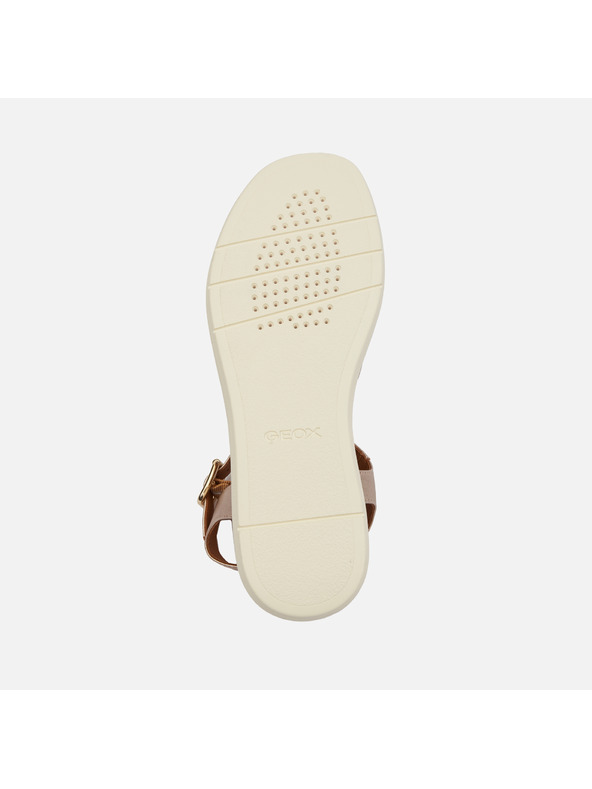 Geox Krémové dámské sandály Geox Camalei