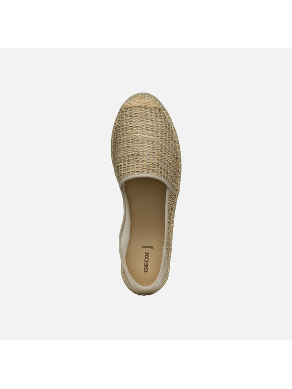 Geox Béžové dámské espadrilky Geox Lampedusa