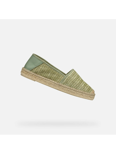 Geox Světle zelené dámské espadrilky Geox Lampedusa