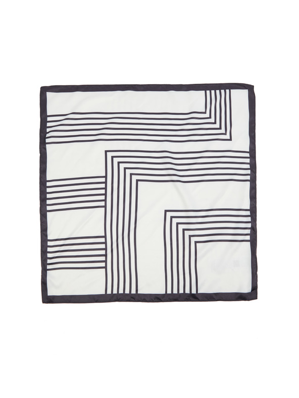 Orsay Bílý vzorovaný dámský šátek ORSAY