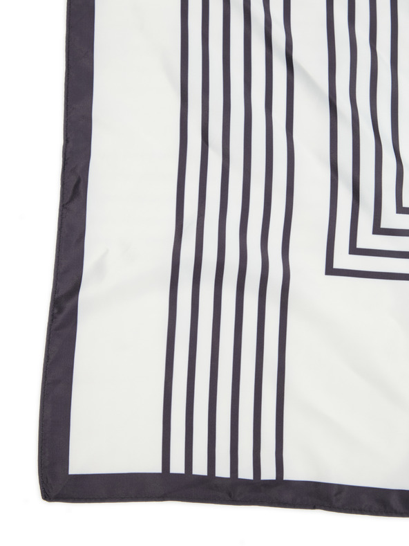 Orsay Bílý vzorovaný dámský šátek ORSAY