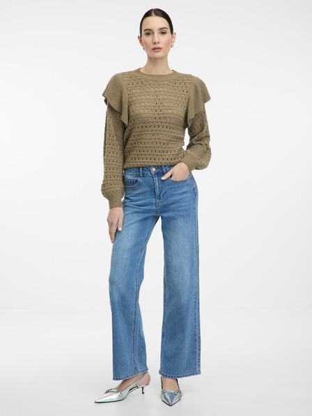 Orsay Modré dámské wide leg džíny ORSAY