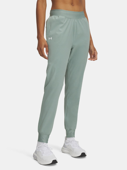 Under Armour Dámské sportovní kalhoty Under Armour UA Rival Hi Rise Woven Pant