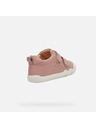 Geox Starorůžové dívčí barefoot tenisky Geox Steppieup