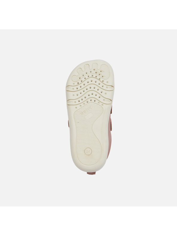 Geox Starorůžové dívčí barefoot tenisky Geox Steppieup