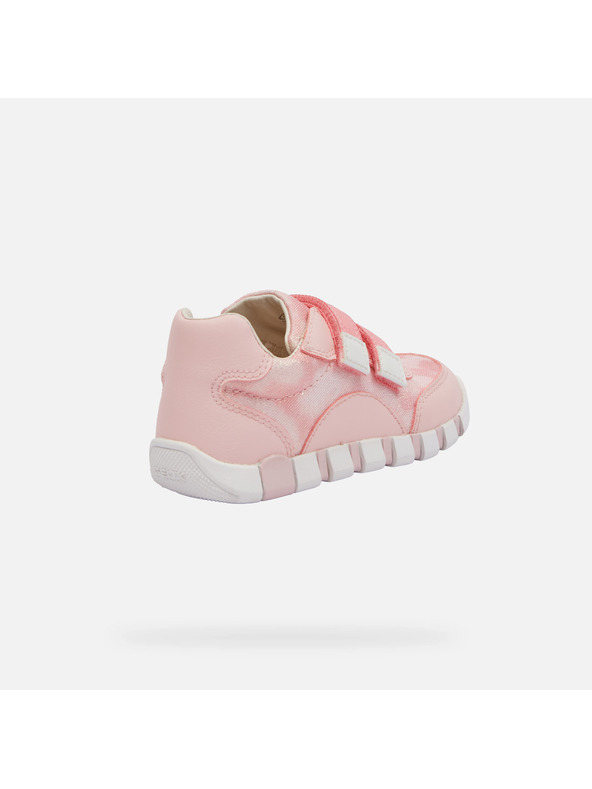 Geox Růžová dívčí obuv na první kroky Geox Iupidoo
